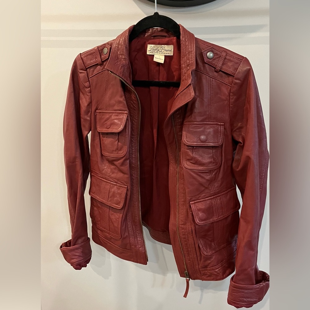 Lucky Brand Leather Jacket